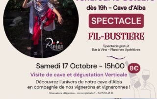 Vignobles en scène : Week-end convivial à la Cave d'Alba_Alba-la-Romaine