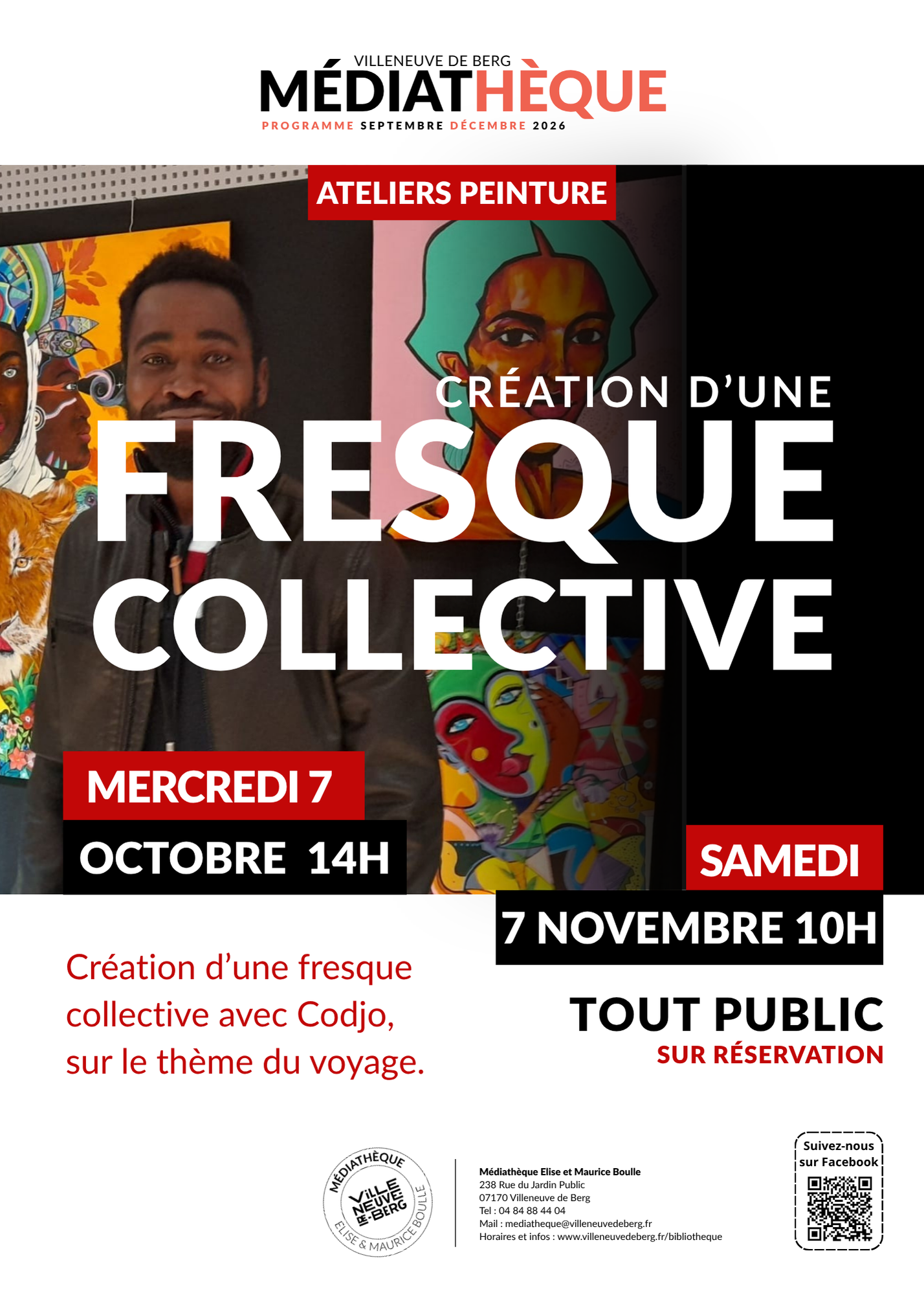 Ateliers peinture à Villeneuve-de-Berg