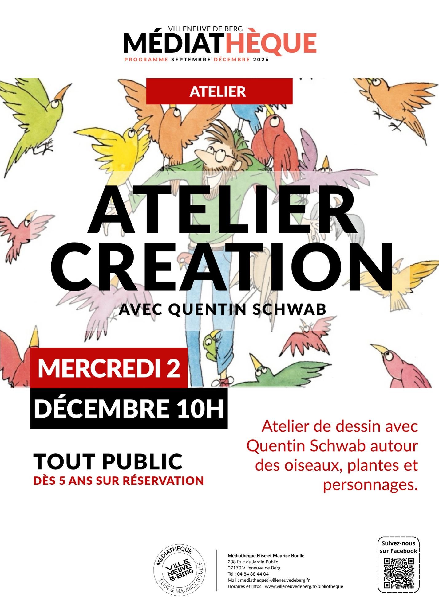 Atelier illustration à Villeneuve-de-Berg