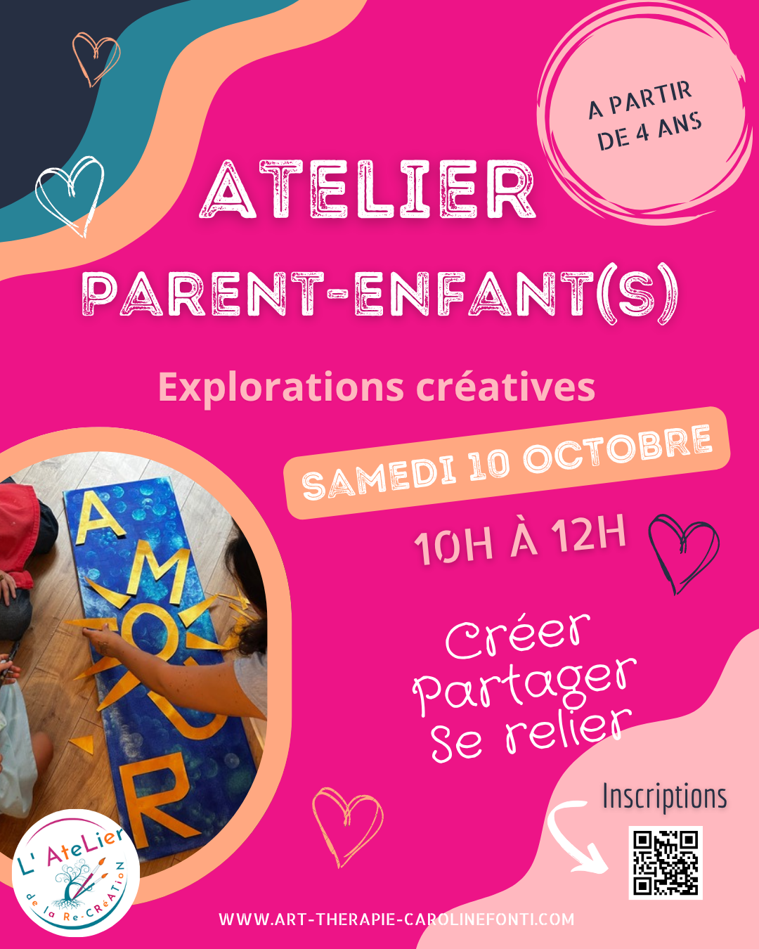 Atelier Créatif Parent-Enfant(s) à Villeneuve-de-Berg