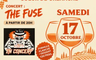 Vignobles en Scène : Soirée concert , dégustation de vins et planches apéritives au Caveau de Montfleury