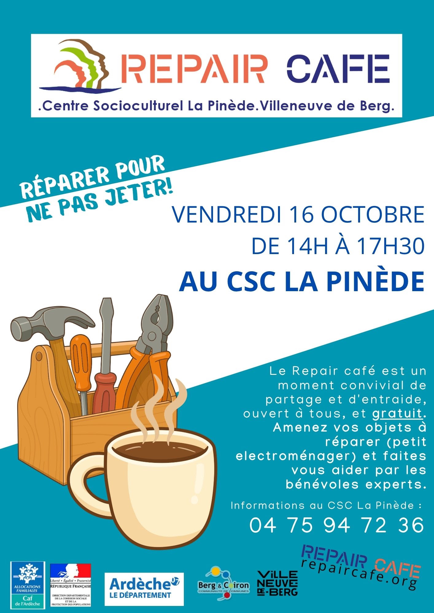 Repair Café à Villeneuve-de-Berg