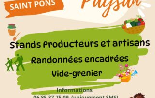 21ème édition du Marché Paysan_Saint-Pons
