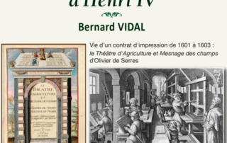 Conférence : Imprimer au temps d'Henri IV_Vogüé
