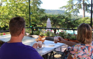 Restaurant au camping Les Lavades-Darbres