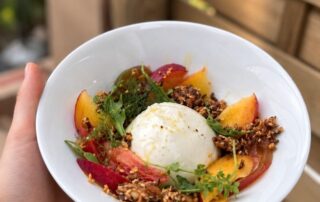 Petite burrata en entrée
