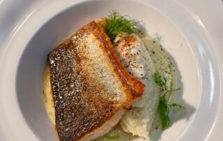 Truite d'Ardèche et son risotto