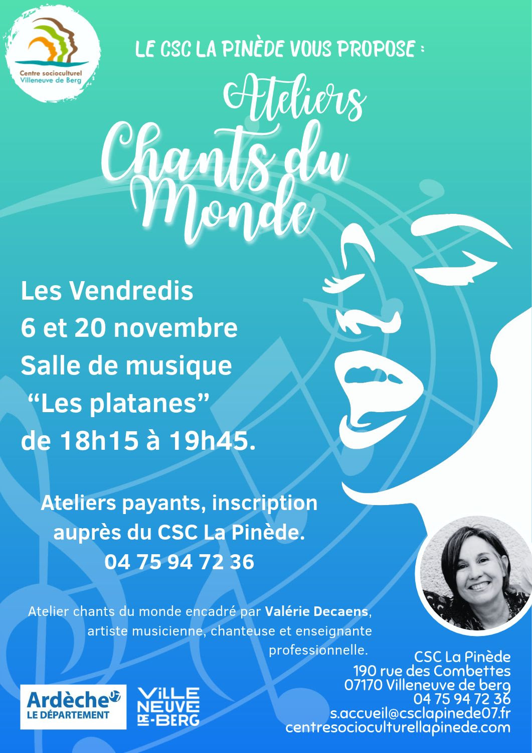 Atelier: Chansons du monde_Villeneuve-de-Berg