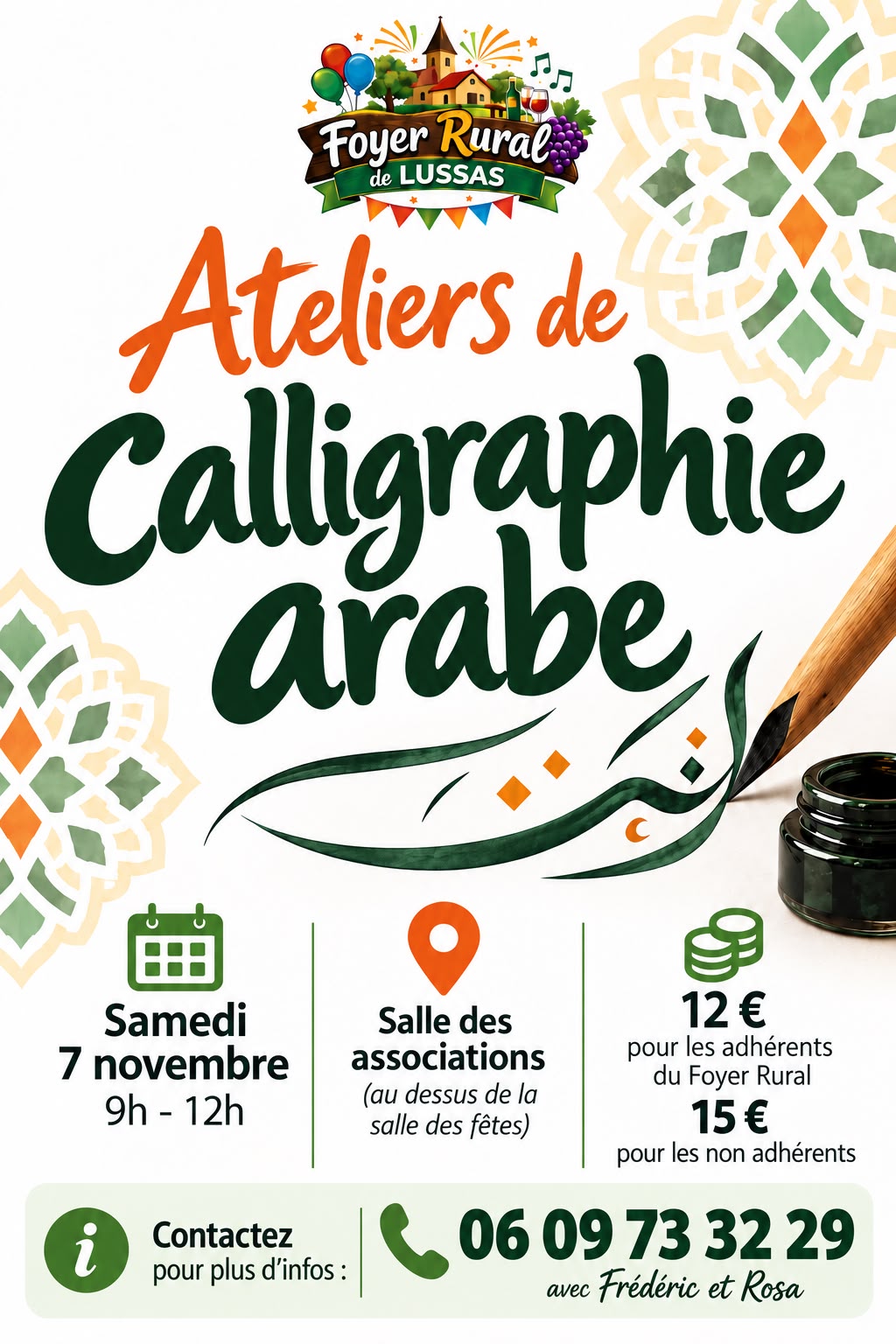 Atelier: Calligraphie Arabe_Lussas