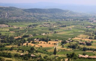 Vue depuis le belvédère de Saint-Laurent-sous-Coiron