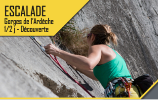 Escalade – Gorges de l’Ardèche – 1/2 Journée Découverte avec le BMAM Escalade – Gorges de l’Ardèche – 1/2 Journée Découverte avec le BMAM
