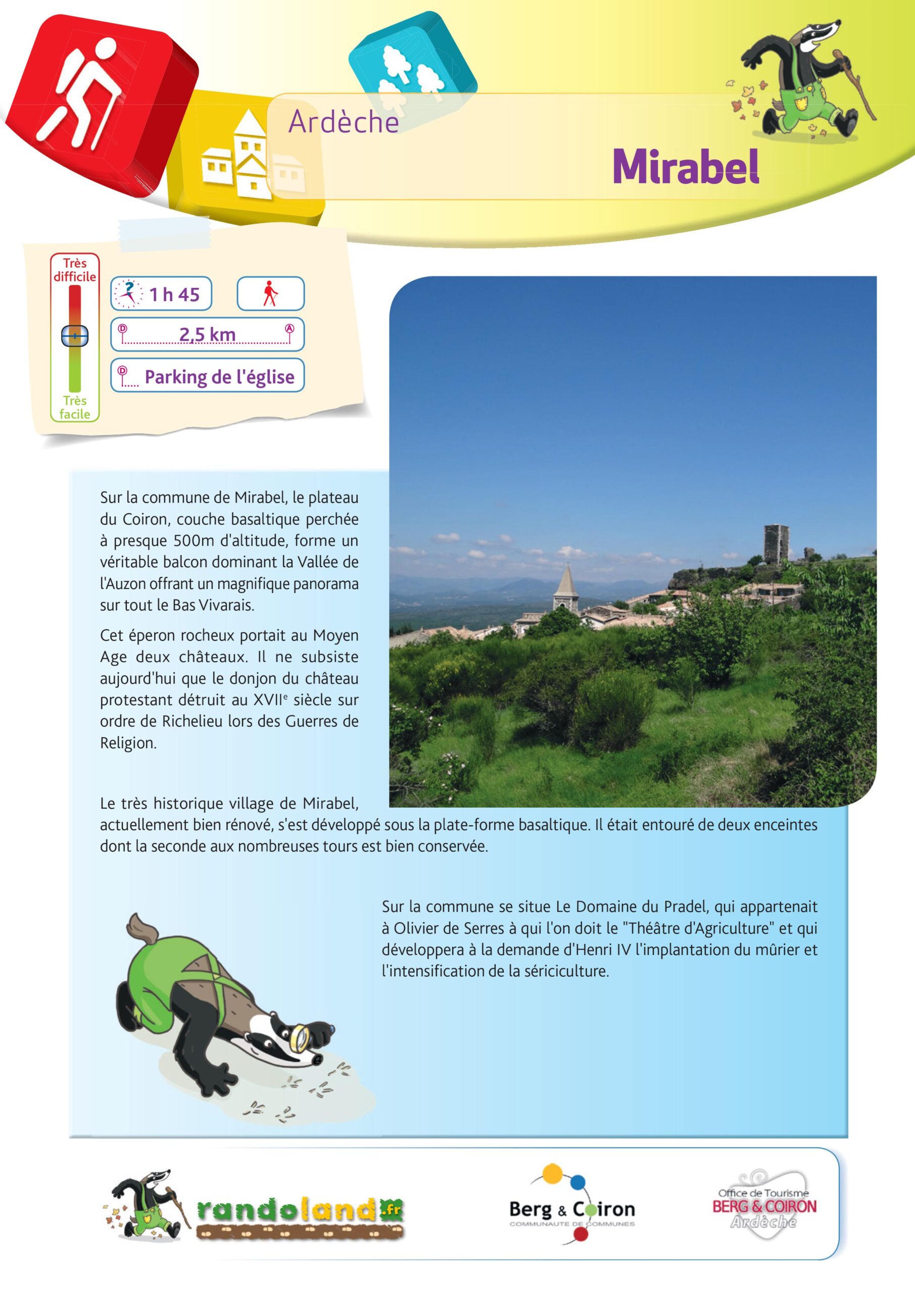 Randoland - jeu de piste pour enfants à  Mirabel