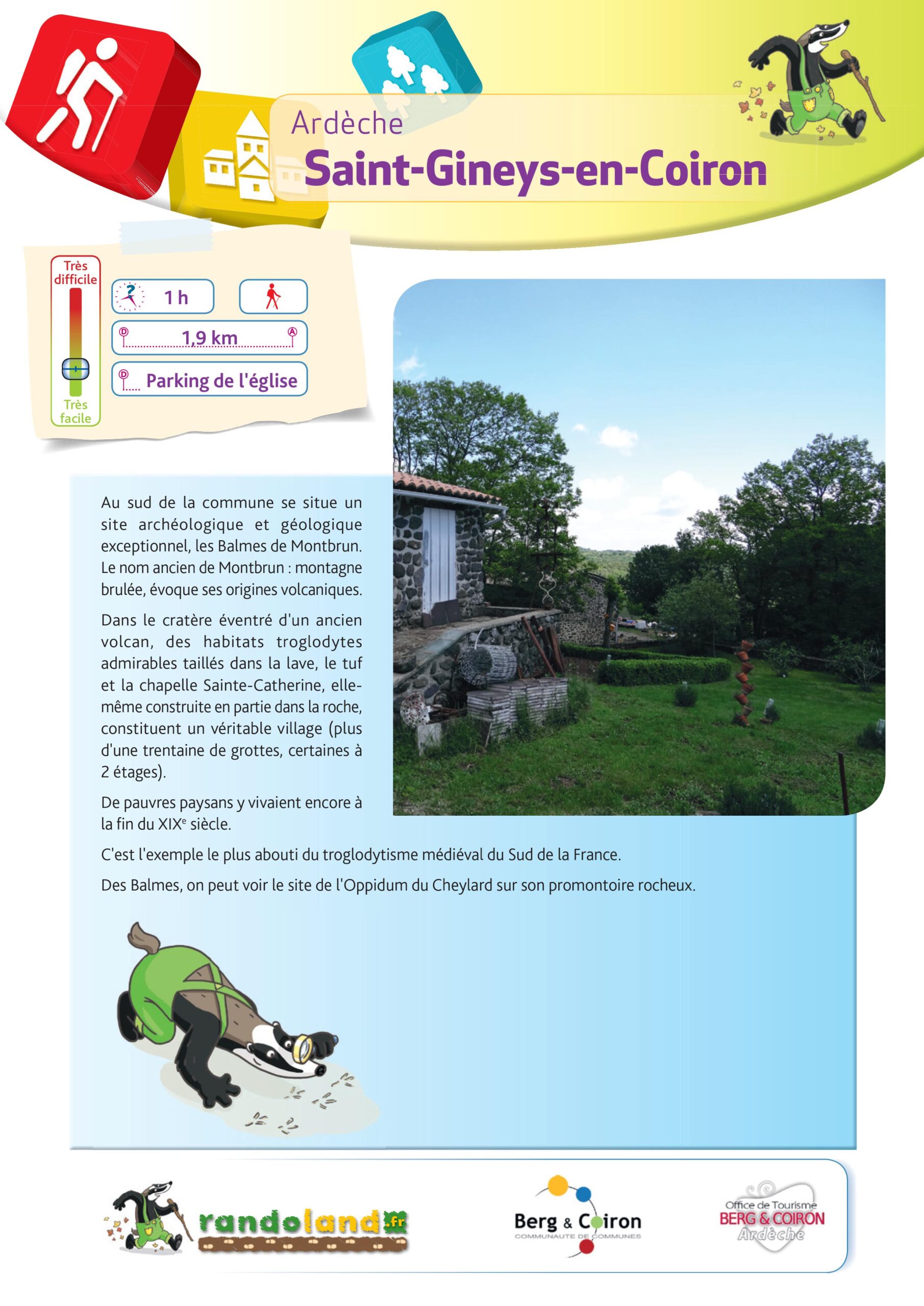 Randoland - jeu de piste pour enfants à St Gineys en Coiron