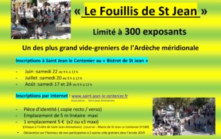 Vide-grenier géant « Le Fouillis de St Jean » Vide-grenier géant « Le Fouillis de St Jean »