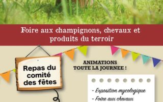 Foire aux champignons, chevaux et produits du terroir Foire aux champignons, chevaux et produits du terroir