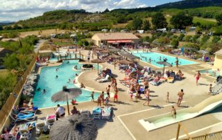 Nouvel espace aquatique au camping les Arches à St Jean le Centenier