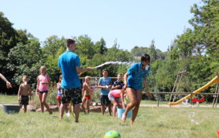 Camping Les Arches à St Jean le Centenier - Jeux d'eau