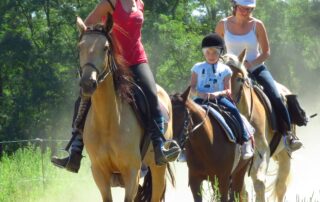 Traversée à cheval de rivières