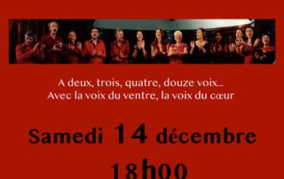Concert de chants polyphoniques avec Les Ouates Concert de chants polyphoniques avec Les Ouates