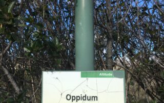 Oppidum de Jastres - Panneau explicatif
