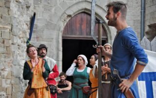 Le Temps des Chevaliers - Animations médiévales au Château de Largentière