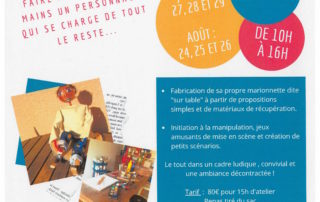 Stage Marionnettes Stage Marionnettes