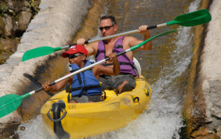 Canoë - Kayak de Sampzon à Châmes - 13 km avec Canoës Service