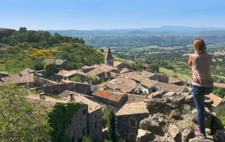 Panorama sur le village de Mirabel